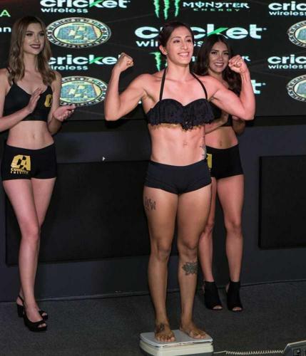 Alexandria E - Paz Cantina Restaurant - Ring Card Models for Televised MMA Fight